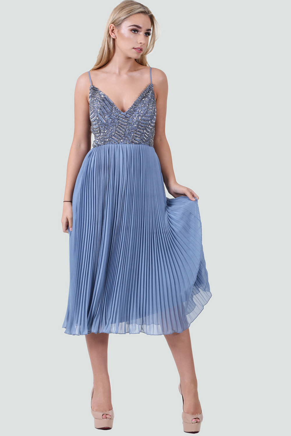 lace and beads dress